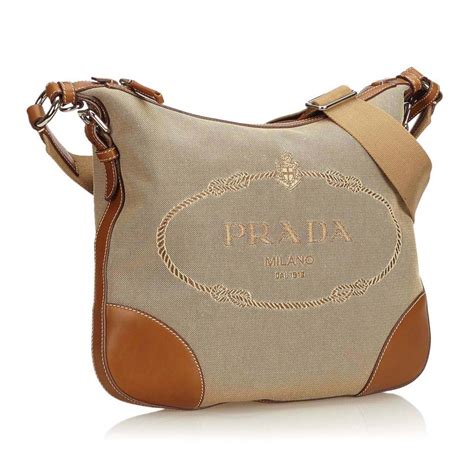 prada brown leather crossbody|prada leather crossbody bag brown.